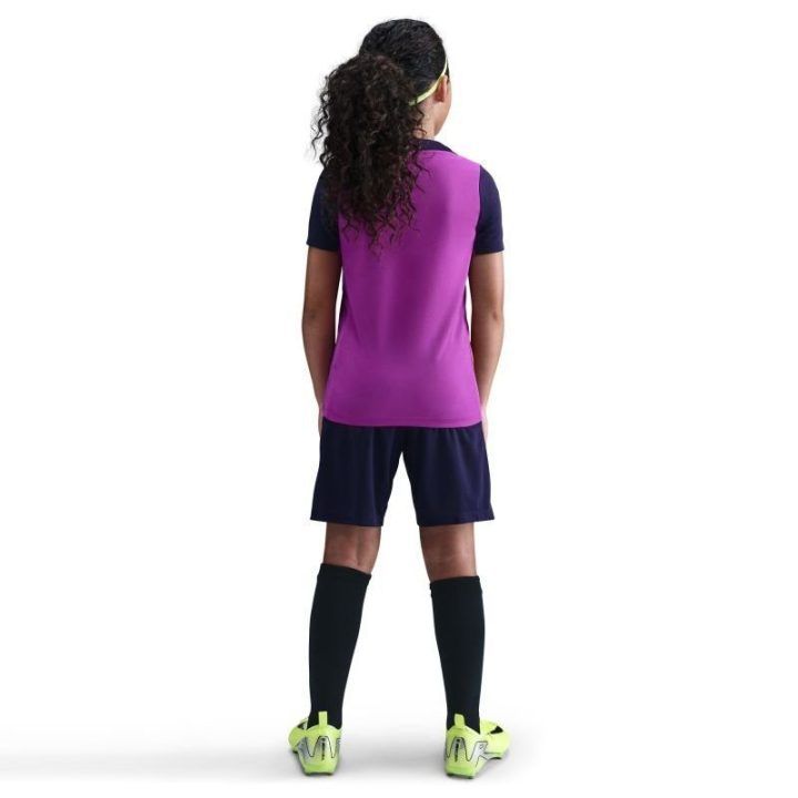 Vaikiški futbolo marškinėliai Nike FC Barcelona Strike, violetinės ir aukso spalvos