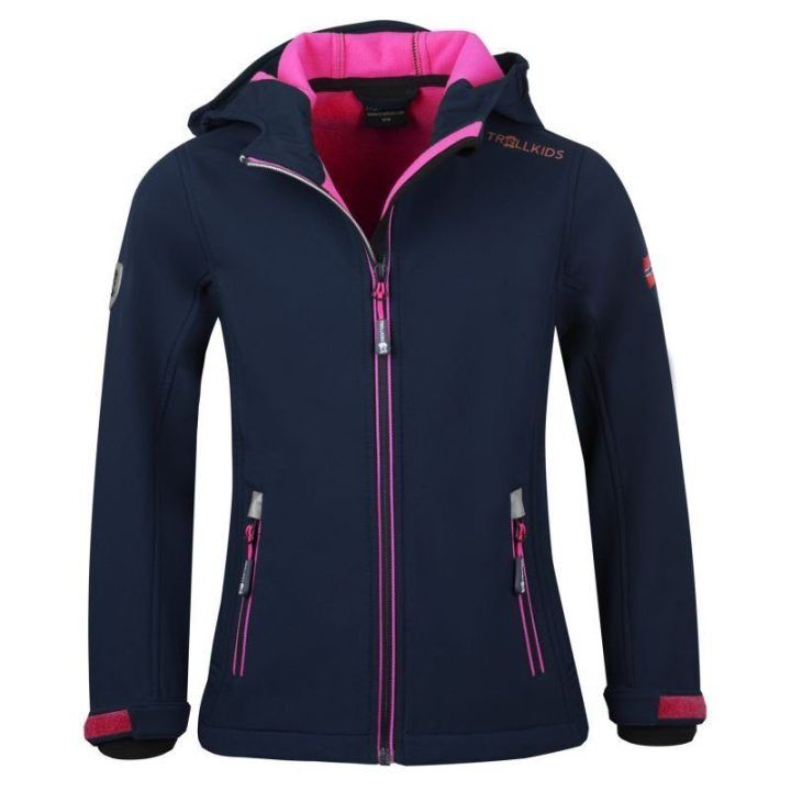 Sportinė softshell striukė mergaitėms Trollkids