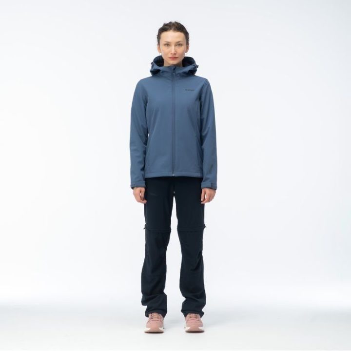 Moteriška softshell striukė su reguliuojamu gobtuvu Hi-Tec