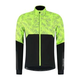 Žieminė dviratininko striukė Rogelli HiVis II, L, fluorescencinė