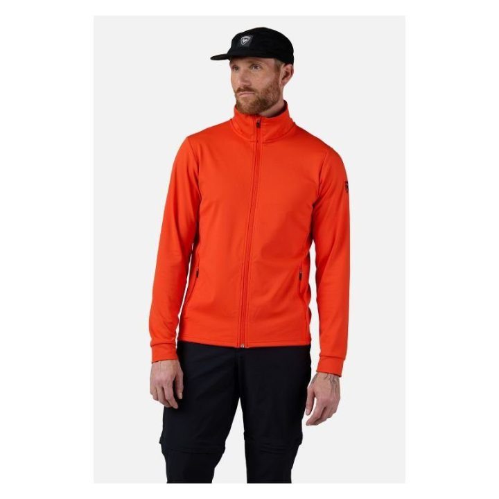 Vyriškas flisinis džemperis Rossignol Mid Layer Thin, oranžinis