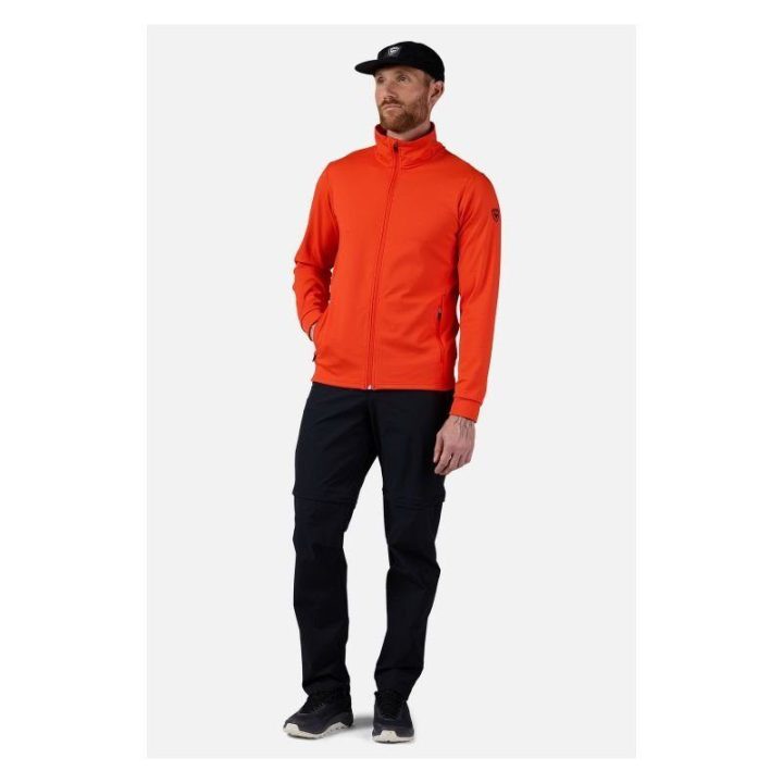 Vyriškas flisinis džemperis Rossignol Mid Layer Thin, oranžinis