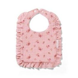 Muslininis seilinukas mergaitėms BabyOno, nuo gimimo, rožinis