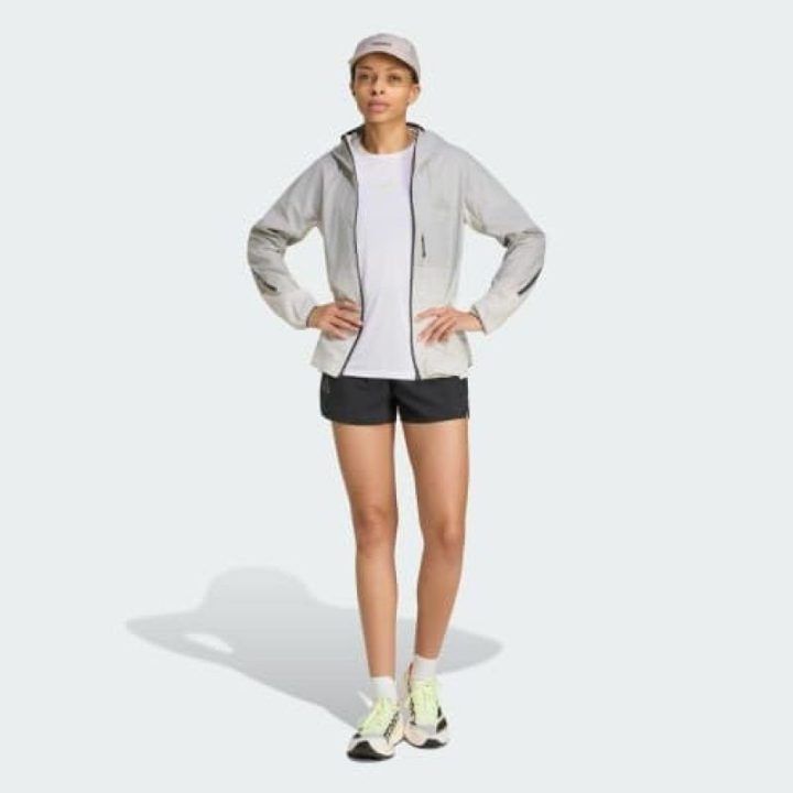 Moteriška lengva vėjo striukė adidas TERREX Xperior CLIMA365, juoda ir balta