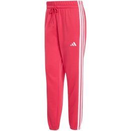 Moteriškos medvilninės kelnės adidas Essentials 3-Stripes, rožinės