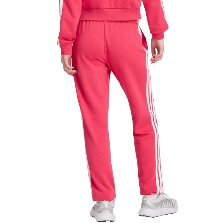 Moteriškos medvilninės kelnės adidas Essentials 3-Stripes, rožinės