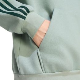 Vyriškas medvilninis džemperis su gobtuvu adidas, šviesiai žalias