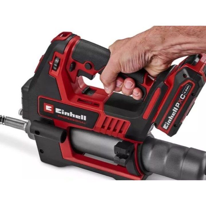 Tepalo švirkštas Einhell TP-GR 18/690 Li-Solo, raudonas ir juodas