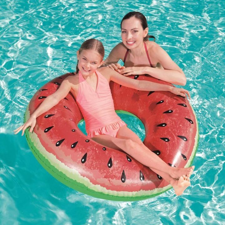 Pripučiamas plaukimo ratas su vaisių motyvu Bestway, 120 cm