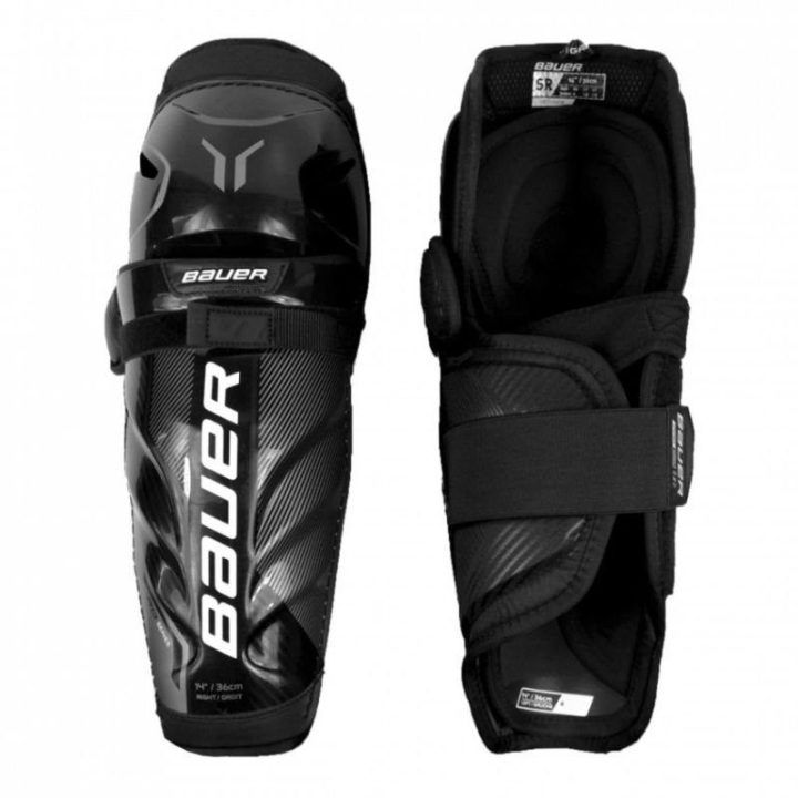 Suaugusiųjų ledo ritulio blauzdų apsaugos Bauer Pro Series