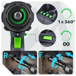 Akumuliatorinis smūginis veržliasukis Wuber W04606, 20 V