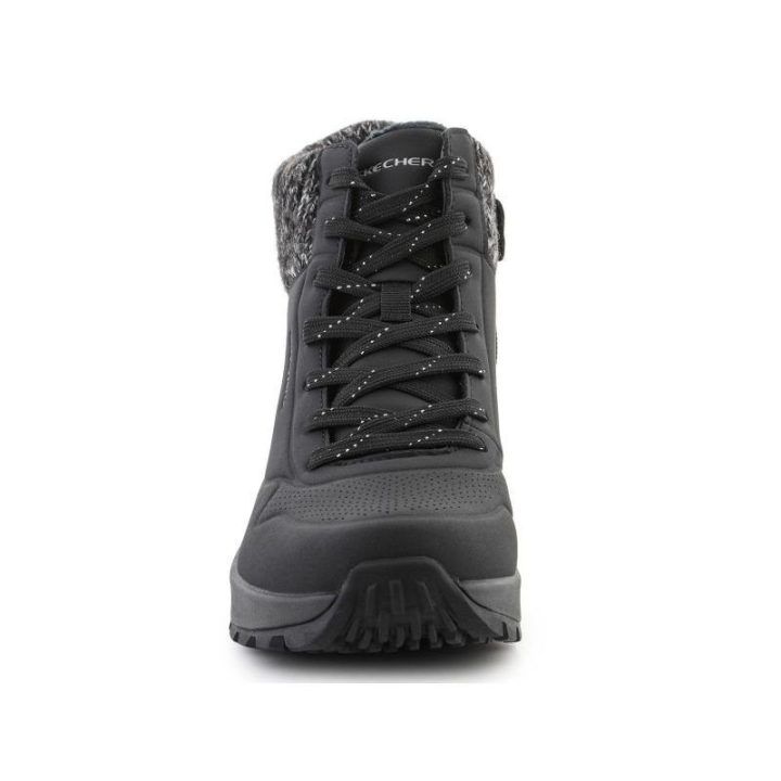 Moteriški aulinukai su aukštu padu Skechers Uno, juodi