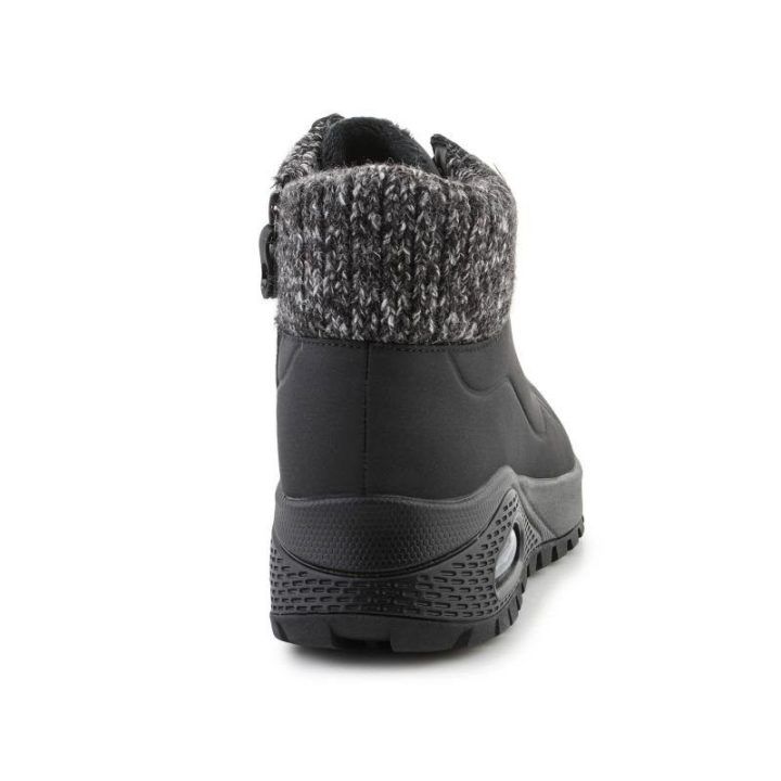 Moteriški aulinukai su aukštu padu Skechers Uno, juodi