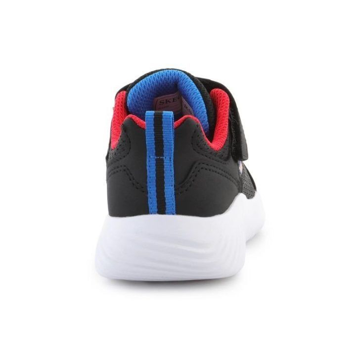 Vaikiški sportbačiai su lipukais Skechers Bounder Techrox, juodi