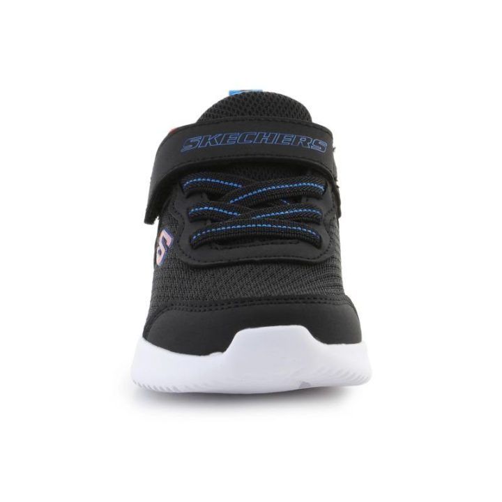 Vaikiški sportbačiai su lipukais Skechers Bounder Techrox, juodi