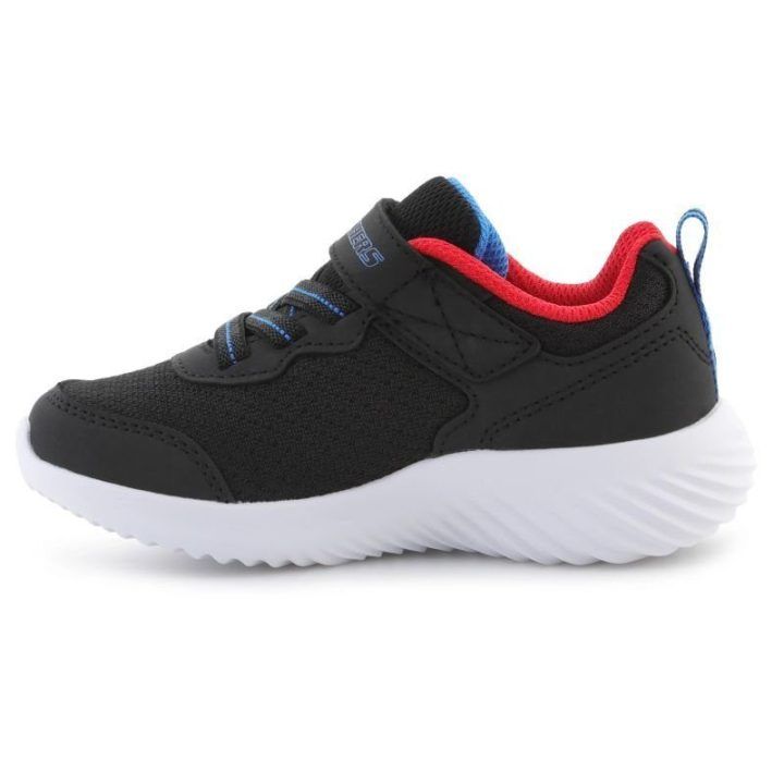 Vaikiški sportbačiai su lipukais Skechers Bounder Techrox, juodi
