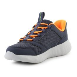 Vaikiški įspiriami sportbačiai Skechers GO RUN 400, tamsiai mėlyni ir oranžiniai