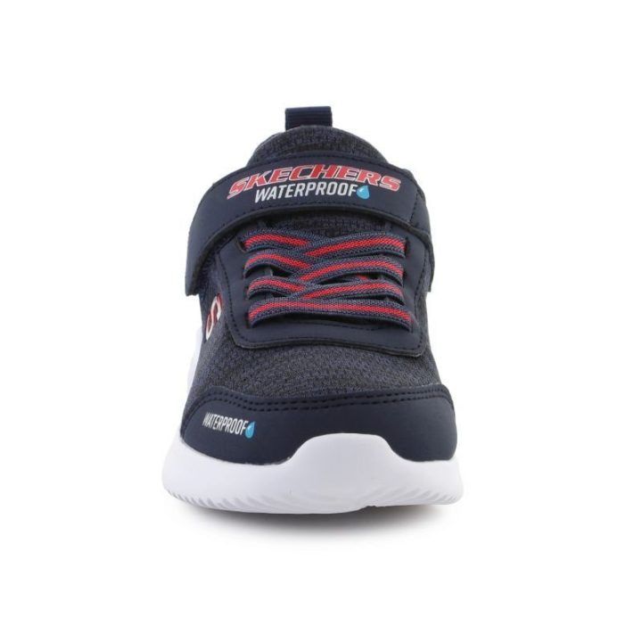 Vaikiški sportbačiai Skechers Bounder-Dripper Drop, tamsiai mėlyni ir raudoni