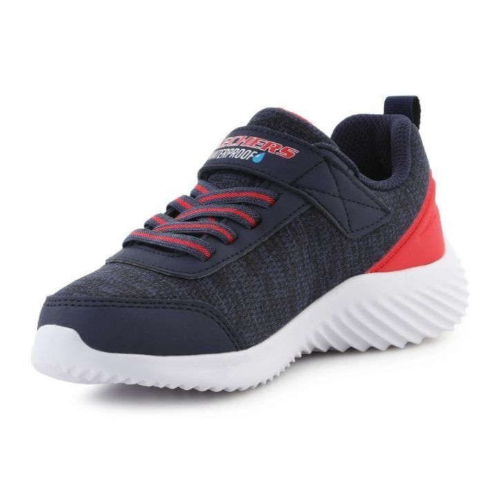 Vaikiški sportbačiai Skechers Bounder-Dripper Drop, tamsiai mėlyni ir raudoni