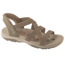 Moteriškos įspiriamos basutės Skechers Reggae Slim, smėlio