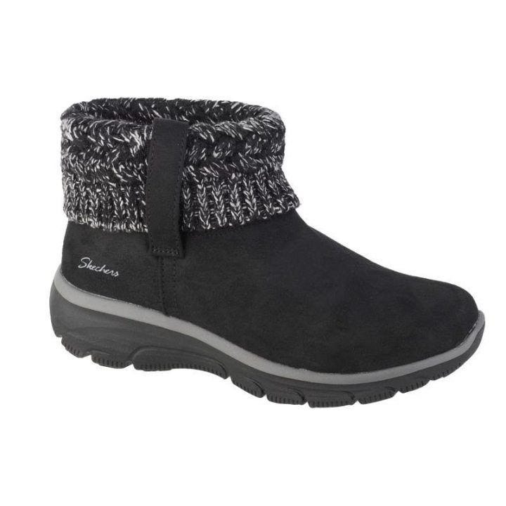 Moteriški aulinukai Skechers Easy Going - Cozy Weather, juodi