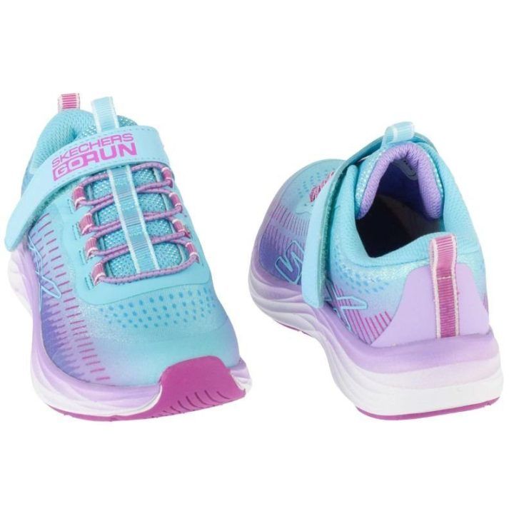 Vaikiški sportbačiai Skechers Go-Run Accelerate Glitter S, žydri
