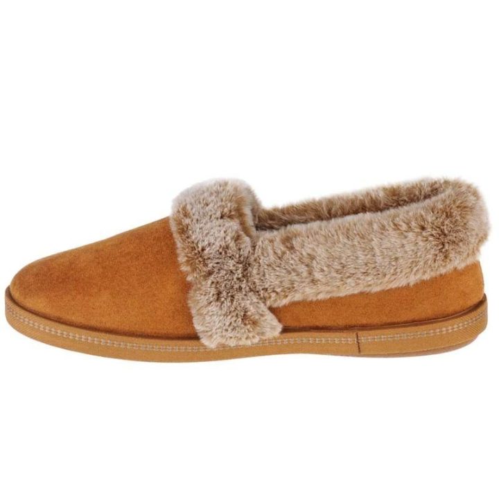 Moteriškos šlepetės Skechers Cozy Campfire-Team Toasty, rudos