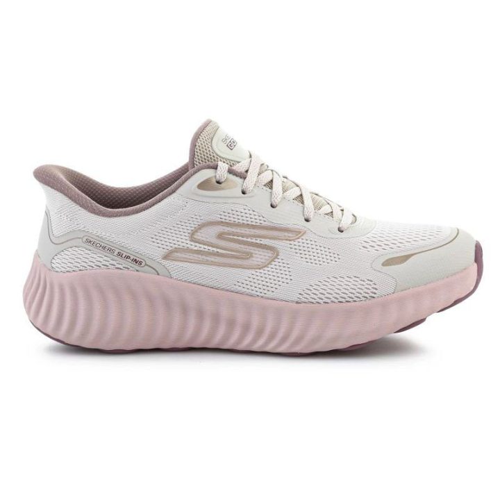 Moteriški bėgimo bateliai Skechers Go Run Now Regent, natūralios spalvos