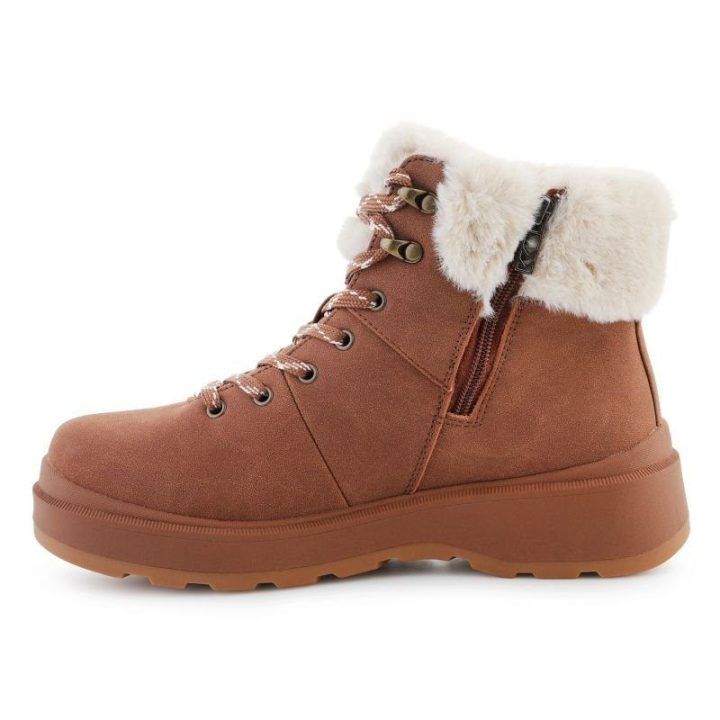 Moteriški zomšiniai aulinukai Skechers Park City, kaštoniniai
