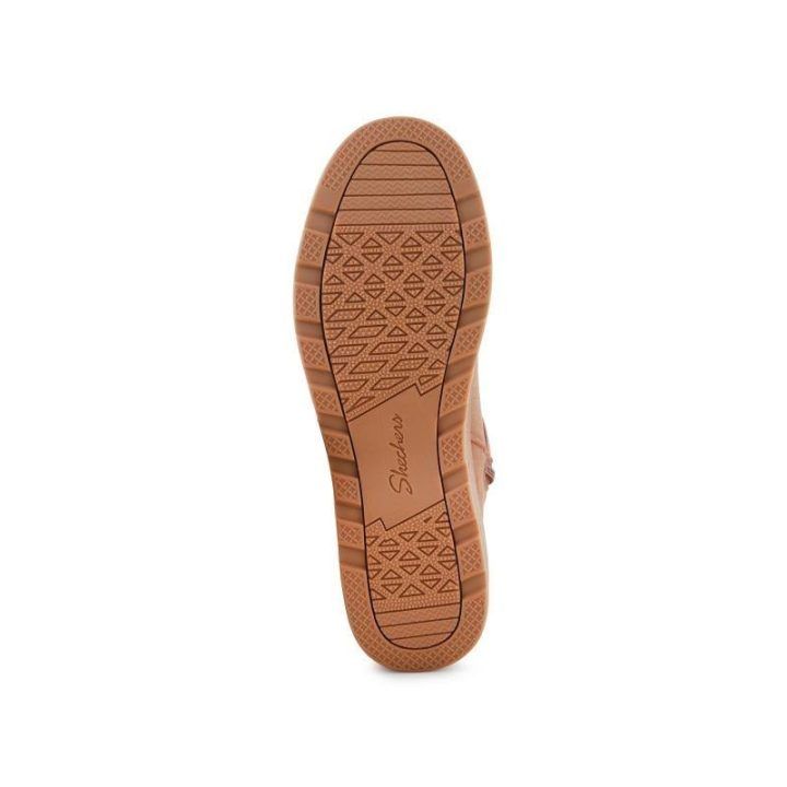Moteriški zomšiniai aulinukai Skechers Park City, kaštoniniai
