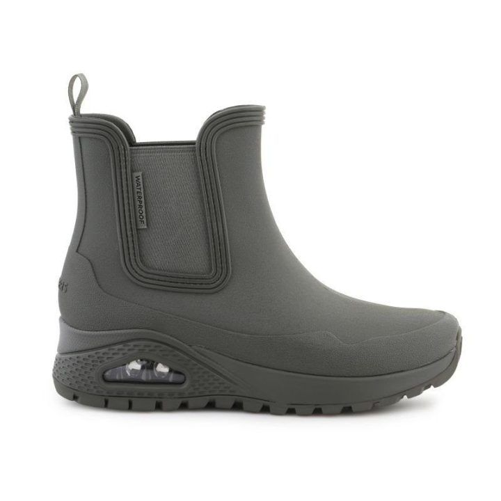 Moteriški įspiriami guminiai batai Skechers UNO Rugged, alyvuogių