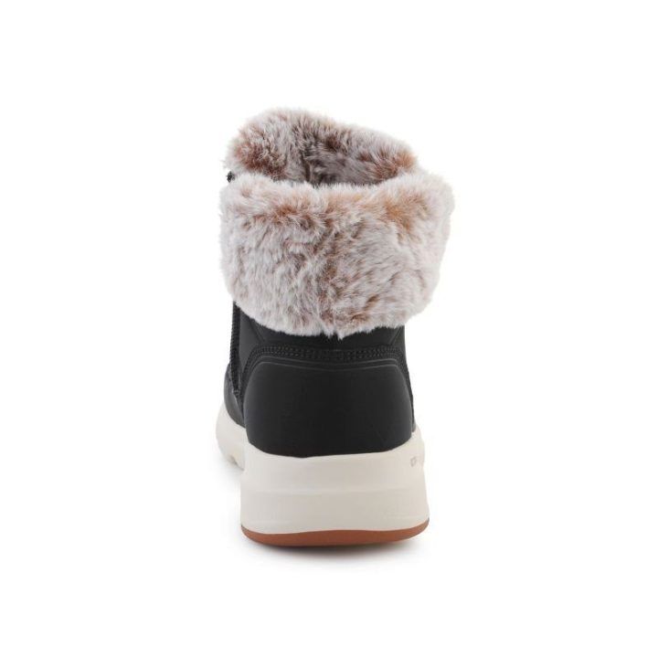 Moteriški pašiltinti žieminiai batai Skechers Glacial Ultra, juodi
