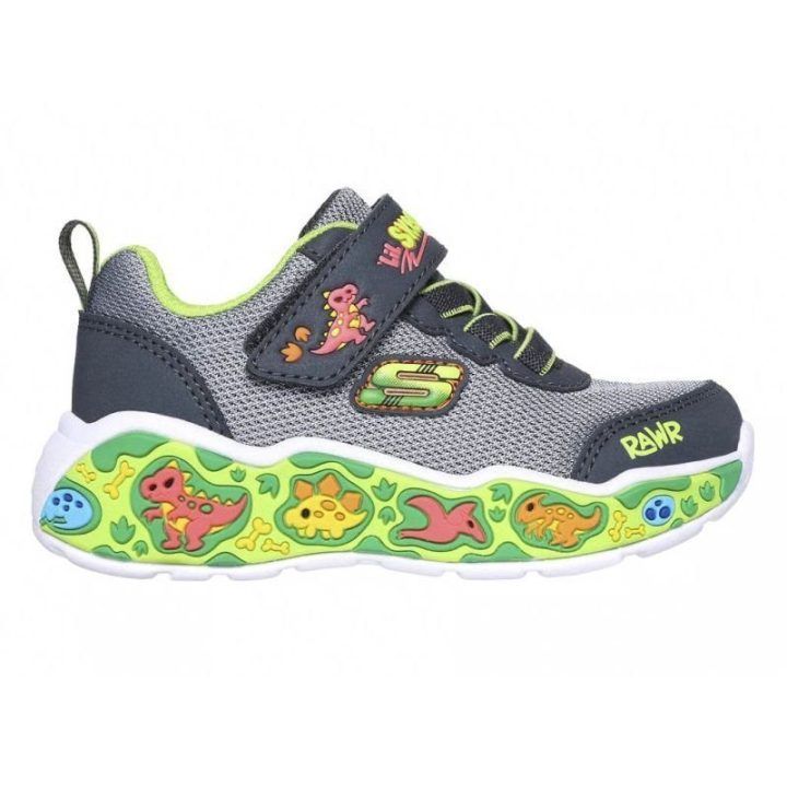 Vaikiški sportbačiai Skechers Play Scene, antracito ir laimo