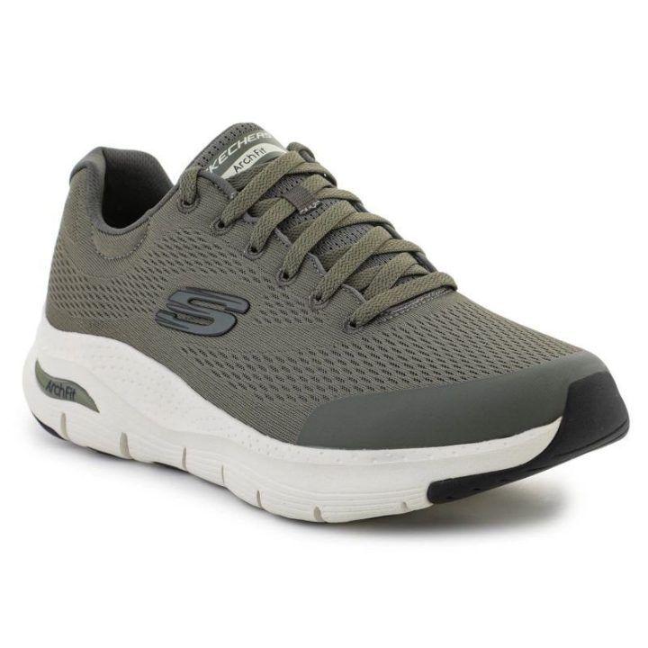 Vyriški sportbačiai Skechers Arch Fit, alyvuogių