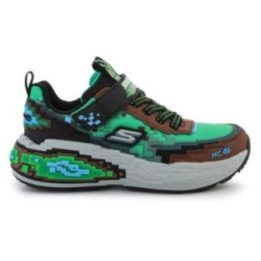 Vaikiški pikseliniai sportbačiai Skechers Mega-Craft 4K, rudi / įvairiaspalviai