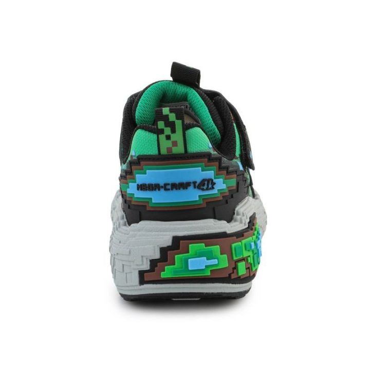 Vaikiški pikseliniai sportbačiai Skechers Mega-Craft 4K, rudi / įvairiaspalviai