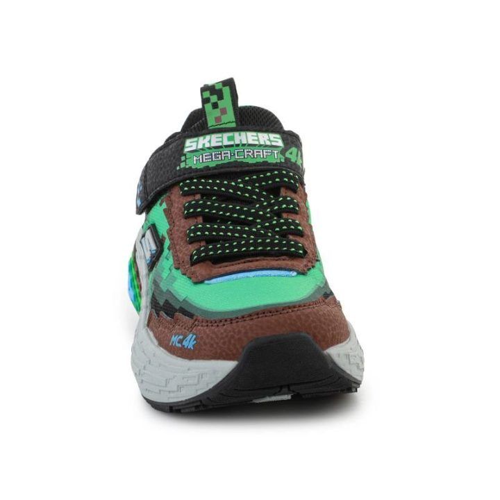 Vaikiški pikseliniai sportbačiai Skechers Mega-Craft 4K, rudi / įvairiaspalviai