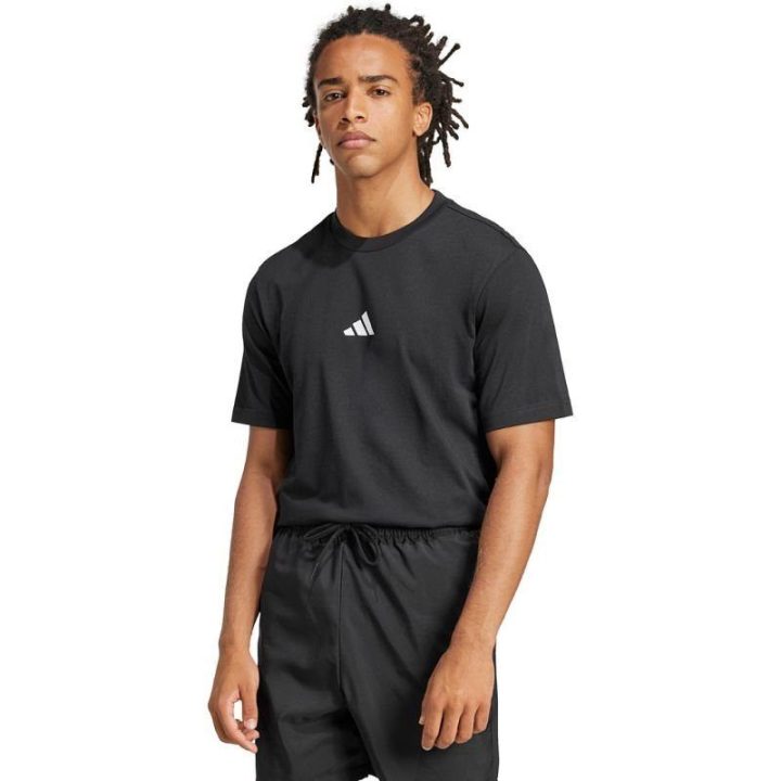 Vyriški medvilniniai marškinėliai adidas Essentials, juodi
