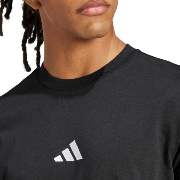 Vyriški medvilniniai marškinėliai adidas Essentials, juodi