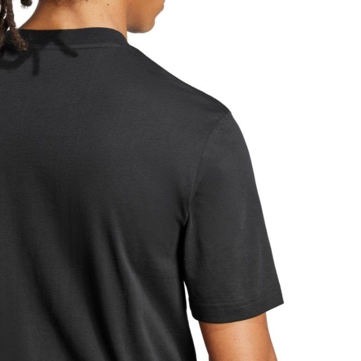 Vyriški medvilniniai marškinėliai adidas Essentials, juodi