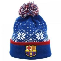 Vaikiška kalėdinė kepurė FC Barcelona
