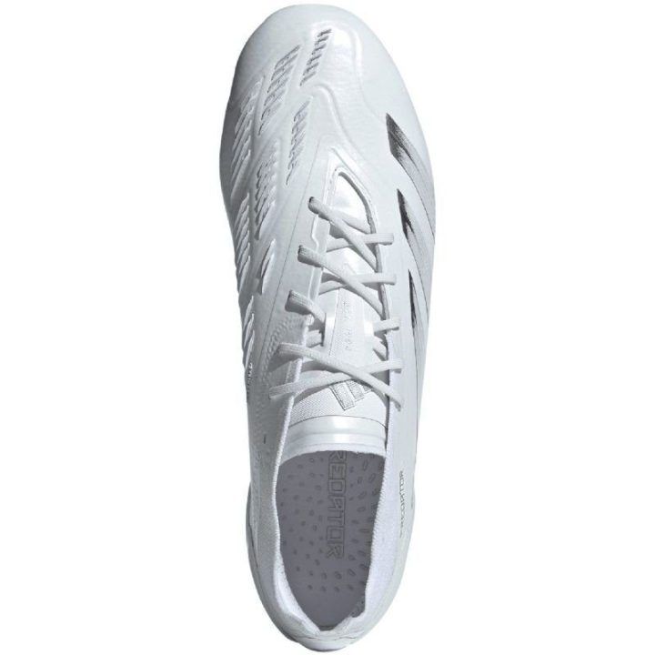 Futbolo bateliai FG adidas Predator Elite, balti