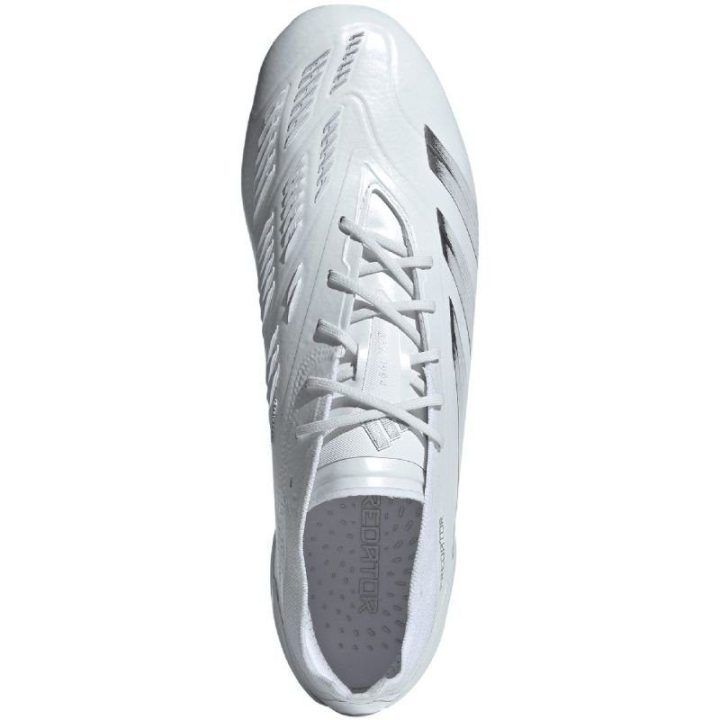 Futbolo bateliai FG adidas Predator Elite, balti