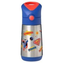 Vaikiškas termosas b.box Superman, 350 ml, sidabrinis