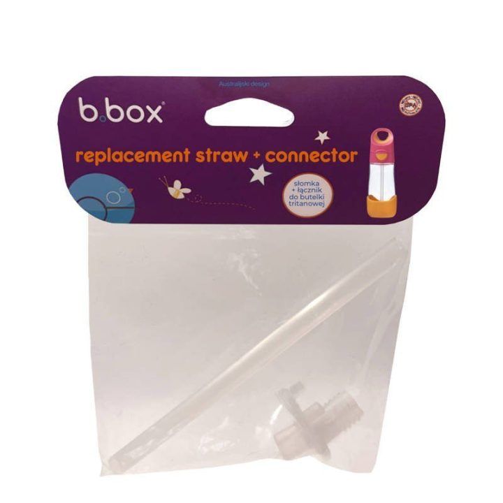 Šiaudelio ir jungties komplektas b.box, 450 ml