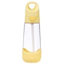 Vaikiškas buteliukas su šiaudeliu B.Box, 600 ml, citrininis