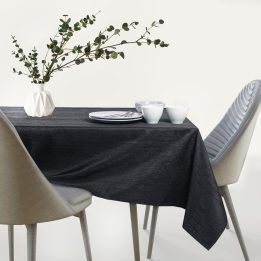 Staltiesė 155×450 cm juoda AH VESTA HMD