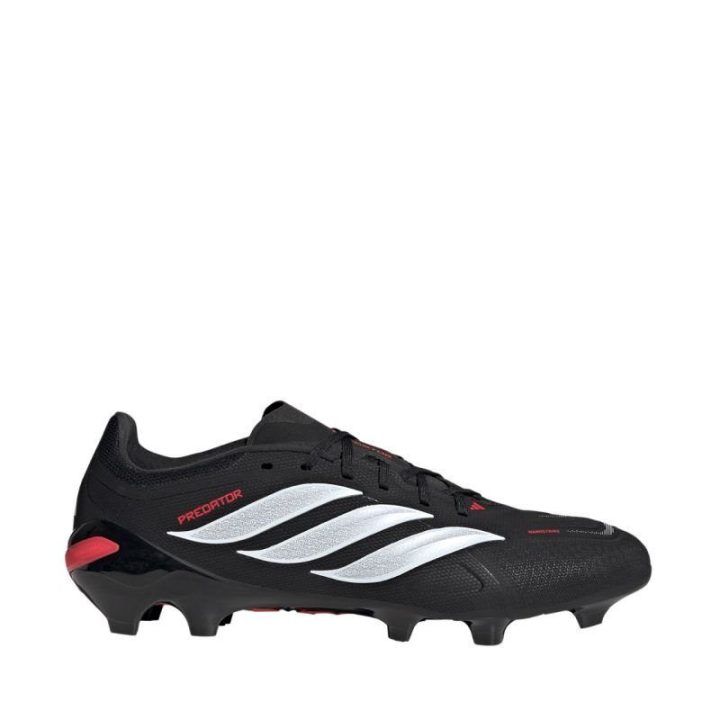 Vaikiški futbolo bateliai FG adidas Predator, juodi
