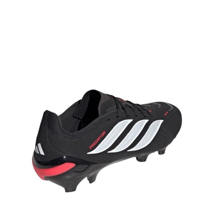 Vaikiški futbolo bateliai FG adidas Predator, juodi