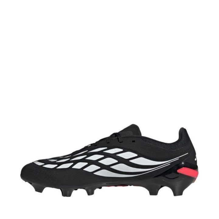 Vaikiški futbolo bateliai FG adidas Predator, juodi